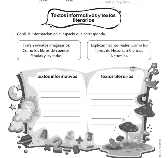 Textos informativos y textos literarios