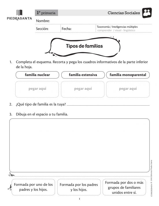 Tipos de familias