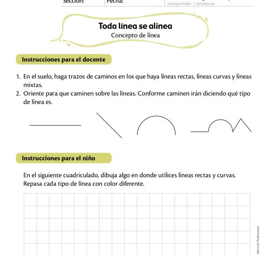 Toda línea se alinea