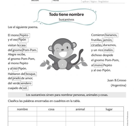 Todo tiene su nombre