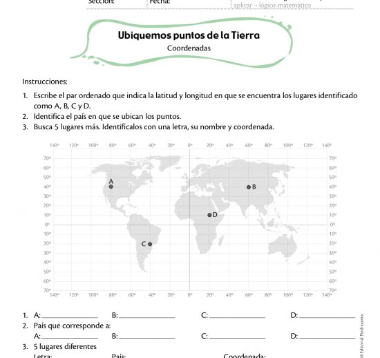 Ubiquemos puntos de la tierra