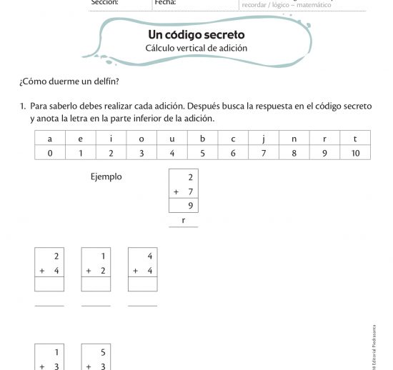 Un código secreto