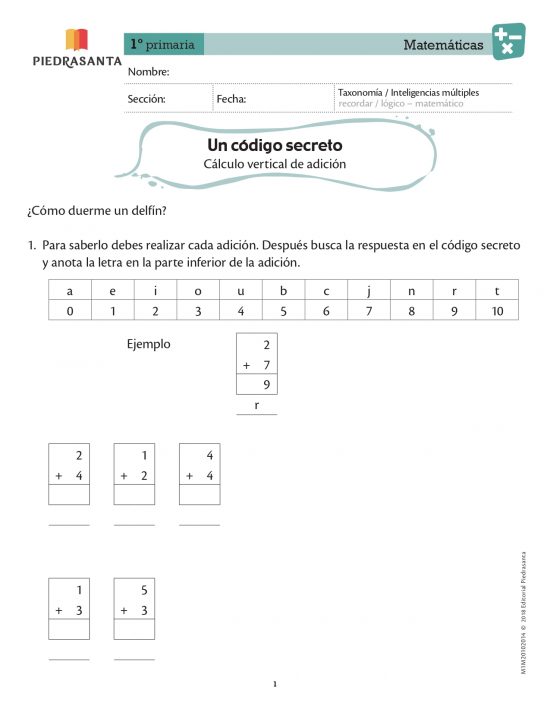 Un código secreto