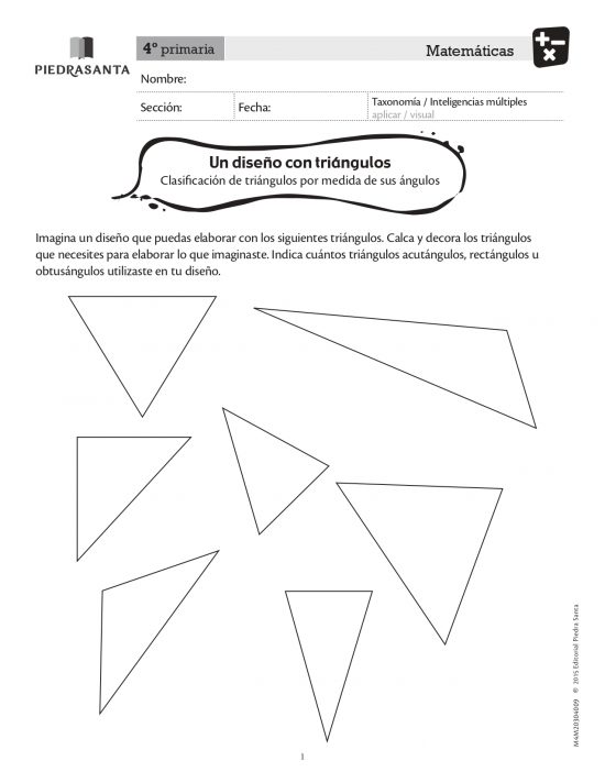 Un diseño con triángulos