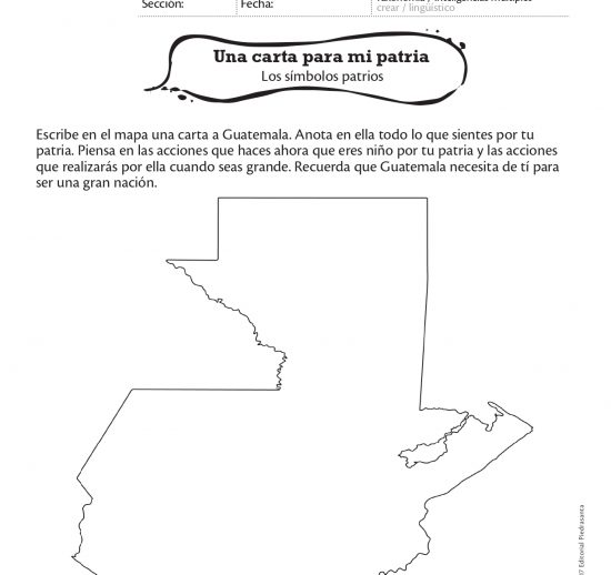 Una carta para mi patria