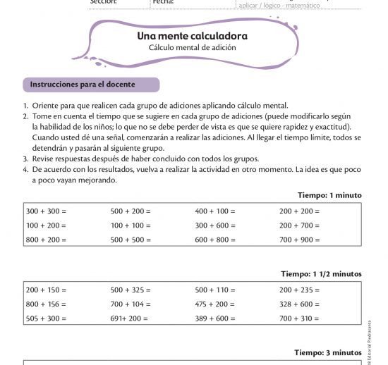Una mente calculadora