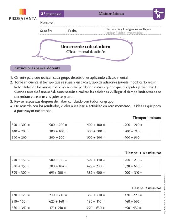 Una mente calculadora