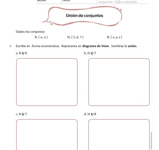 Unión de conjuntos