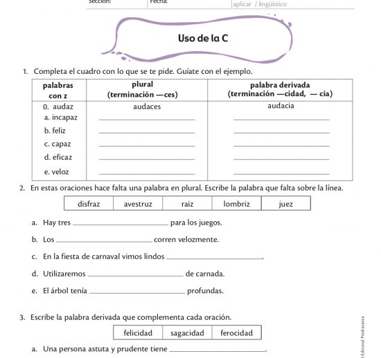Uso de C