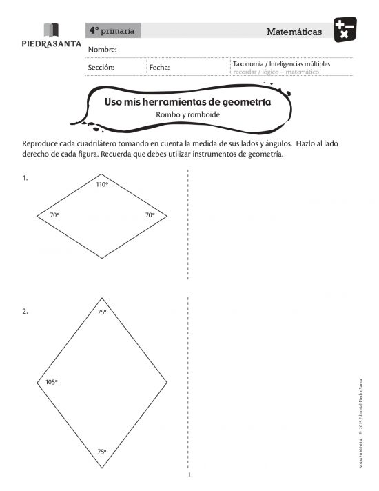 Uso mis herramientas de geometría
