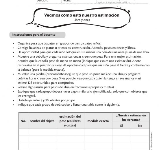 Veamos cómo está nuestra estimación
