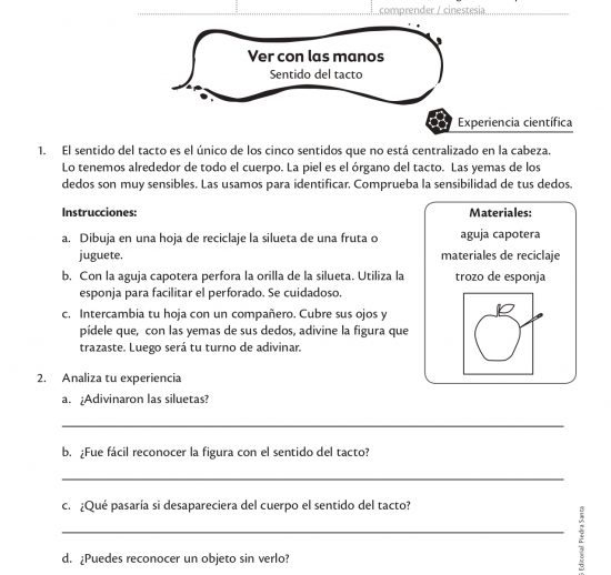 Ver con las manos