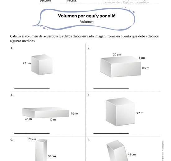 Volumen por aquí y por allá