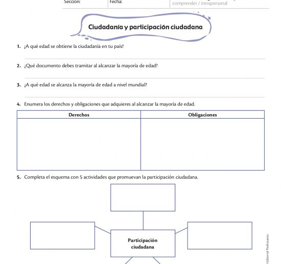 ciudadanía y participación ciudadana