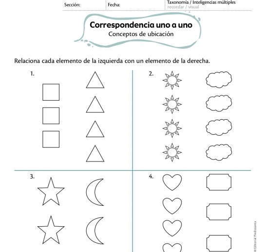 correspondencia uno a uno