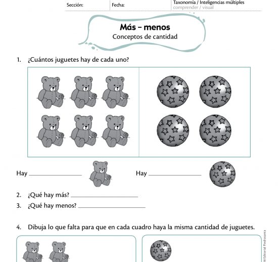 mas - menos