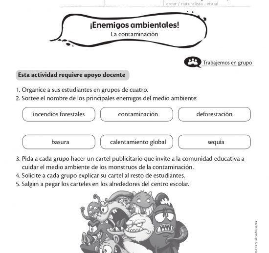 ¡Enemigos ambientales!