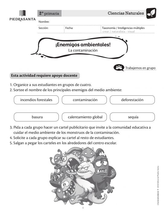 ¡Enemigos ambientales!