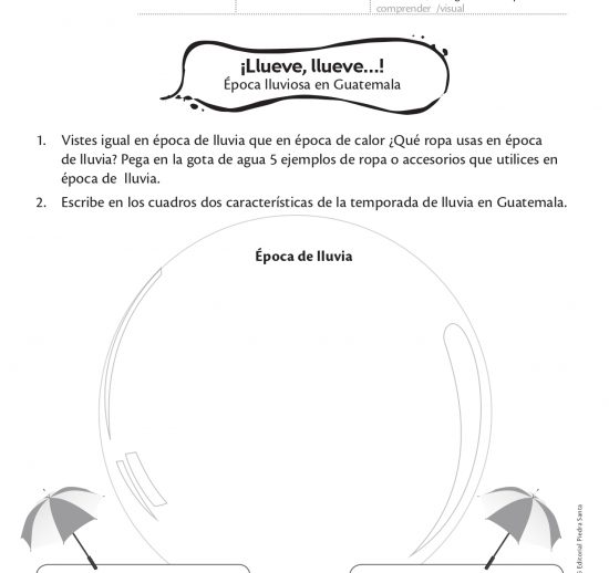 ¡Llueve, llueve…!