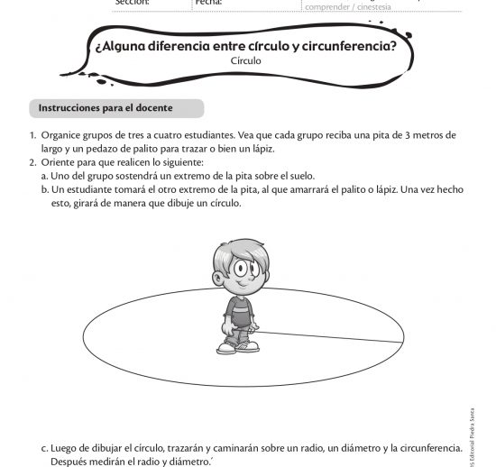 ¿Alguna diferencia entre círculo y circunferencia?