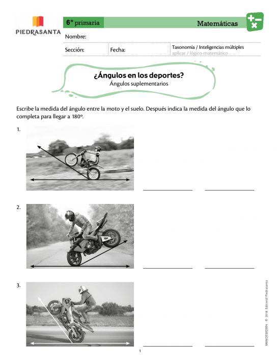 ¿Ángulos en los deportes?