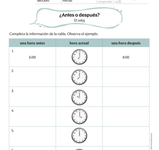¿Antes o después?