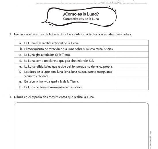 ¿Cómo es la Luna?