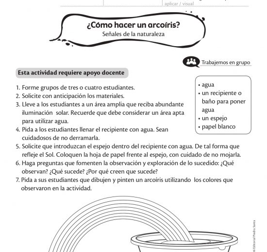 ¿Cómo hacer un arcoíris?