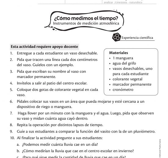 ¿Cómo medimos el tiempo?