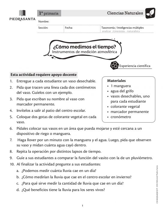 ¿Cómo medimos el tiempo?