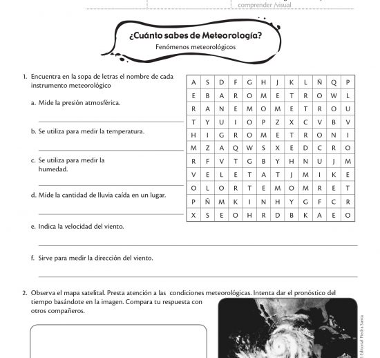¿Cuánto sabes de meteorología?