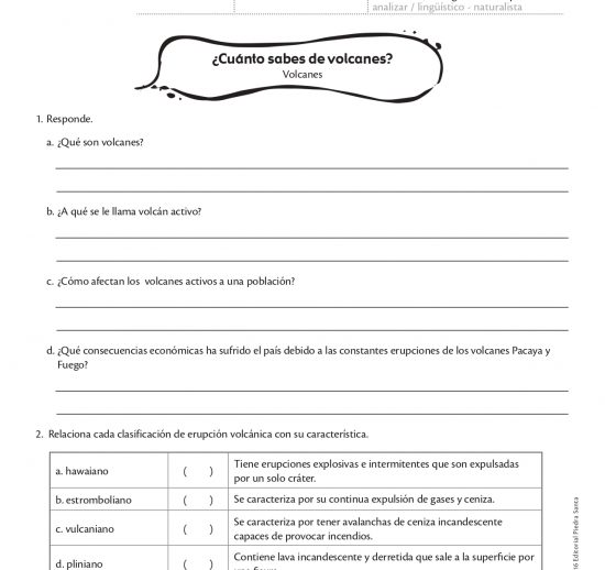 ¿Cuánto sabes de volcanes?