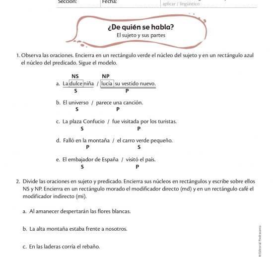 ¿De quién se habla?
