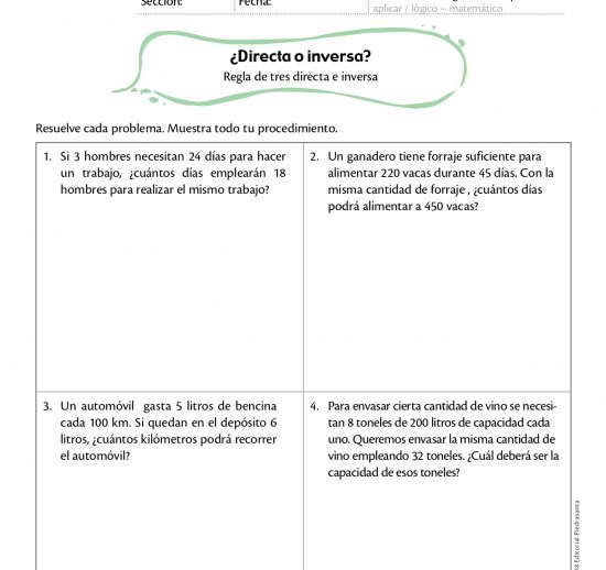 ¿Directa o inversa?