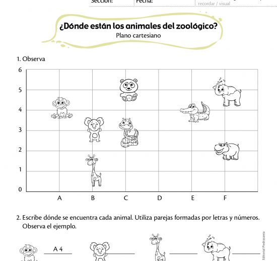 ¿Dónde están los animales del zoológico?