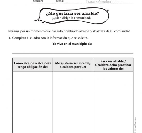 ¿Me gustaría ser alcalde?