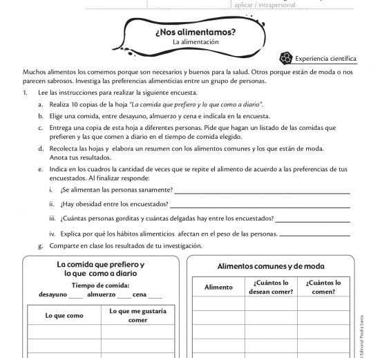 ¿Nos alimentamos?