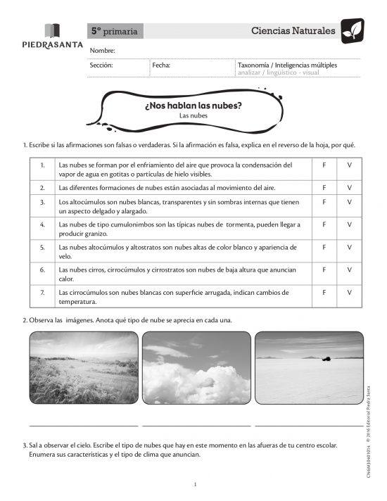 ¿Nos hablan las nubes?