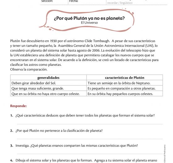 ¿Por qué Plutón ya no es planeta?