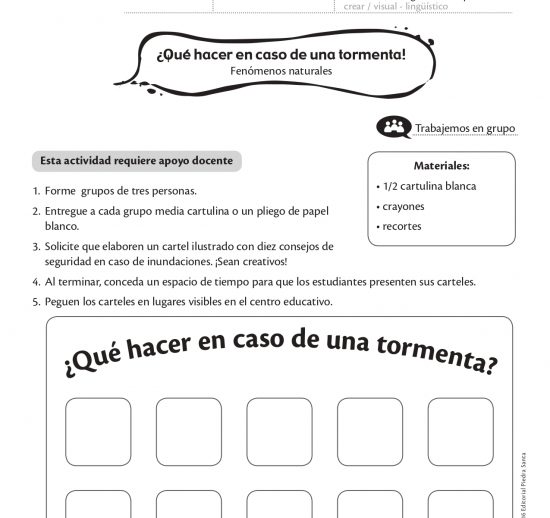 ¿Qué hacer en caso de una tormenta?