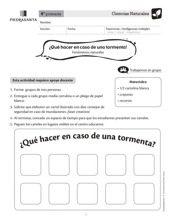 ¿Qué hacer en caso de una tormenta?