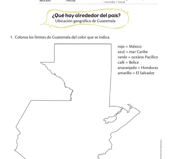 ¿Qué hay alrededor del país?