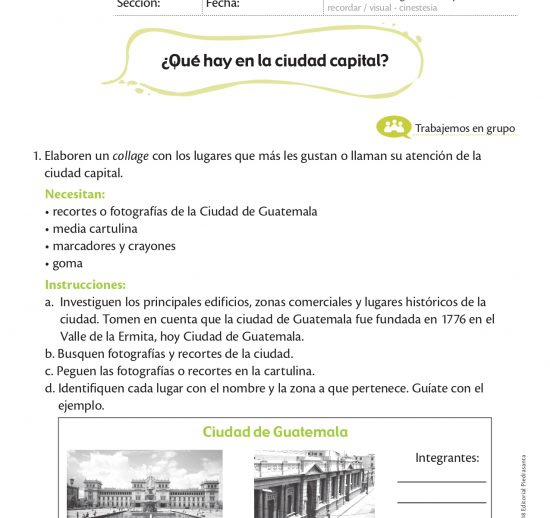 ¿Qué hay en la ciudad capital?