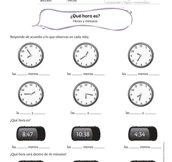 ¿Qué hora es?