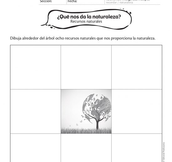 ¿Qué nos da la naturaleza?