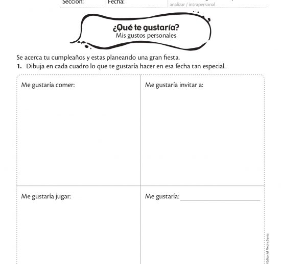 ¿Qué te gustaría?