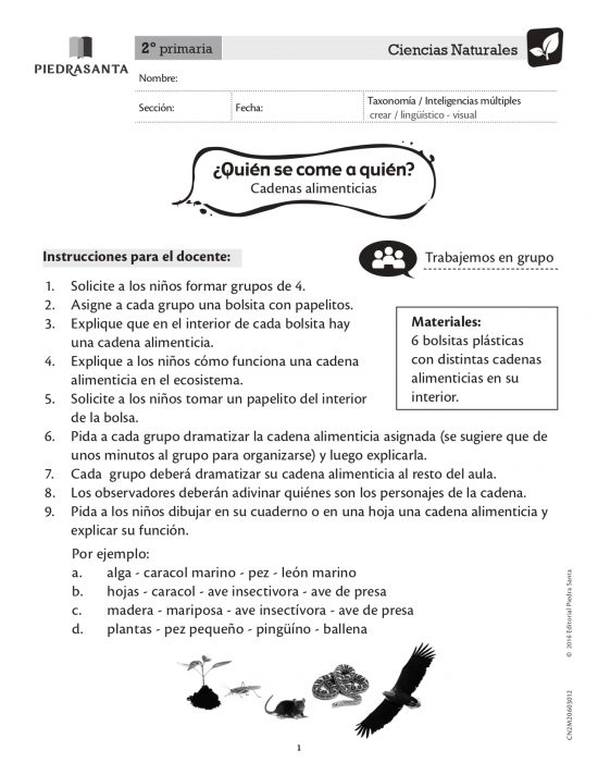 ¿Quién se come a quién?
