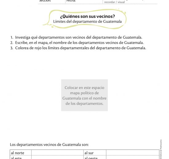 ¿Quiénes son sus vecinos?