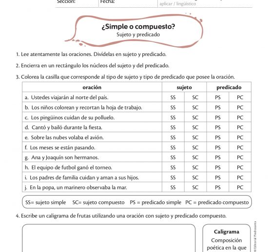 ¿Simple o compuesto?