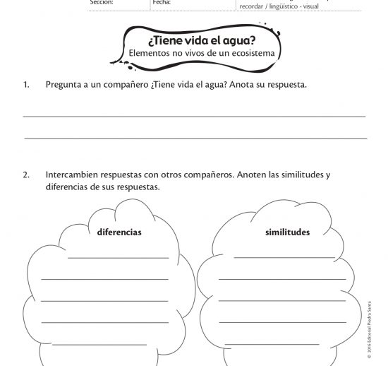 ¿Tiene vida el agua?